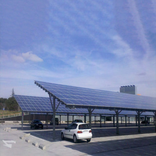 Highly Corrosion Resistant Steel Solar Parking Lot Carport Structures